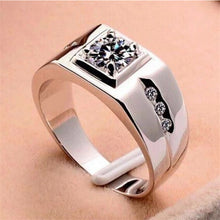 Vintage Chic Engagement Men Wedding Finger Rings Crystal Men Rings Jewelry Gifts S  SM6