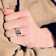 Vintage Chic Engagement Men Wedding Finger Rings Crystal Men Rings Jewelry Gifts S  SM6