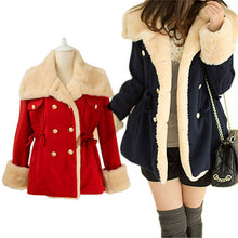 New Warm Korean Fashion Wool Blend Jacket Double-breasted Womens Coat Outwear SM6