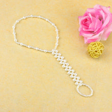 Women Beach Imitation Pearl Anklet Barefoot S al Foot Jewelry Chain Ankle Bracelet SM6