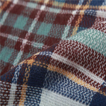 Women Blanket Oversized Tartan Plaid Scarf Wrap Shawl Poncho Jacket Coat Stole SM6