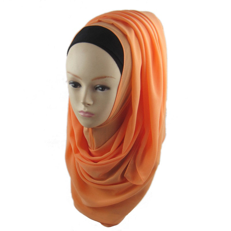 New Women Chiffon Muslim Long Soft Hijab Rivet Islamic Scarf Wrap Shawl PY3 SM6