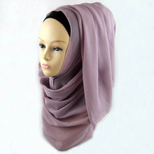 New Women Chiffon Muslim Long Soft Hijab Rivet Islamic Scarf Wrap Shawl PY3 SM6
