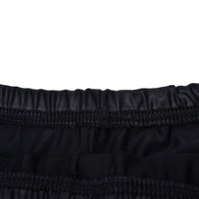 Women Faux Leather Leggings Slim Pants Elastic Stretch Skinny Pants Trousers Pencil Pants Black SM6