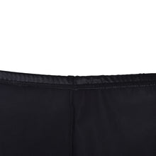 Women Faux Leather Leggings Slim Pants Elastic Stretch Skinny Pants Trousers Pencil Pants Black SM6