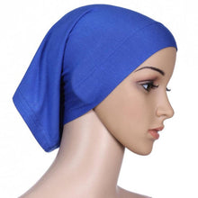 New Women Hijab Under Scarf Tuban Hair Bonnet Cap Bone Islamic Headscarf Head Cover 15 Colors PY4 SM6