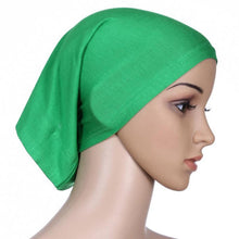 New Women Hijab Under Scarf Tuban Hair Bonnet Cap Bone Islamic Headscarf Head Cover 15 Colors PY4 SM6