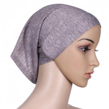 New Women Hijab Under Scarf Tuban Hair Bonnet Cap Bone Islamic Headscarf Head Cover 15 Colors PY4 SM6