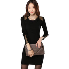 New Women Long Sleeve Bodycon Dress Crew Neck Club Evening Party Mini DressesSM6