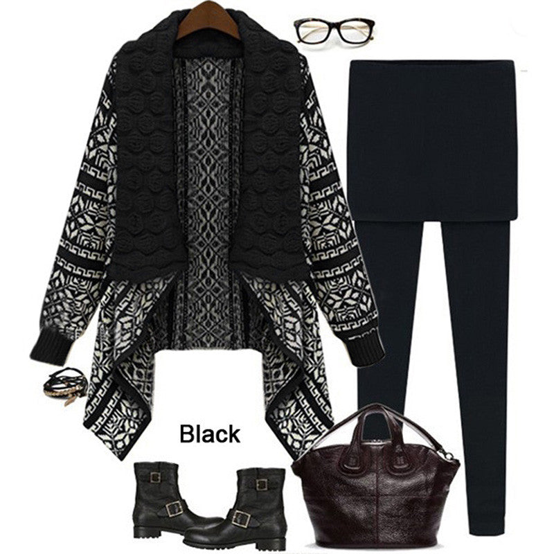 New Women Long Sleeve Knitted Cardigan Loose Sweater Jacket Coat Outwear 3 Colors P1 SM6