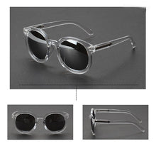 New Women Round Mirrored Lens Sunglasses Eyewear Plastic Frame Jelly Sun Glasses UV400SM6
