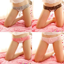 New Women Sexy Lace Bowknot Cotton Underwear Intimates Briefs Panties 9Colors Whole SM6