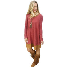 New Women's Loose Sweater Long Sleeve Knitwear Knitted Pullover Jumper PY3 SM6