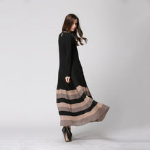 New Women's Sheer Chiffon Islamic Wear Abaya Jilbab Hijab Muslim Rainbow Dress PY3 SM6