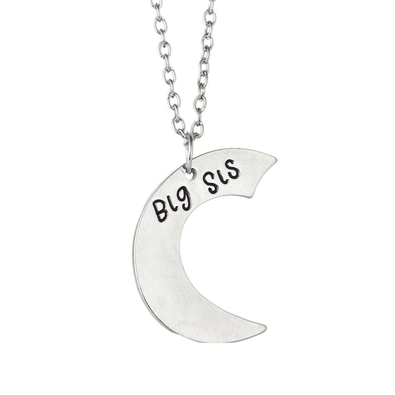 style broken heart 3 parts pendant necklace Sister Necklace Matching 