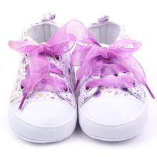 born 0-12 Months Toddler Baby Girls Crib Shoes Soft Sole Anti-slip Floral Walk Sneaker First Walkers SM6