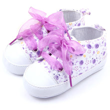 born 0-12 Months Toddler Baby Girls Crib Shoes Soft Sole Anti-slip Floral Walk Sneaker First Walkers SM6