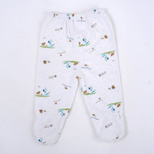 Newborn 0-3 Months Baby Boy Girl 5pcs Clothing Sets Cotton Cartoon Monk Tops Pants Bib Hats Infant Clothes SM6