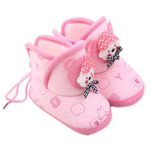 born Boys Girls Cartoon Prewalker Fleece Boots Baby Toddler Indoor Crib Shoes PY5 SM6
