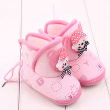 born Boys Girls Cartoon Prewalker Fleece Boots Baby Toddler Indoor Crib Shoes PY5 SM6