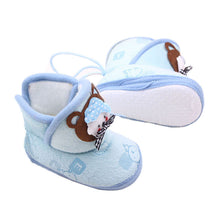 born Boys Girls Cartoon Prewalker Fleece Boots Baby Toddler Indoor Crib Shoes PY5 SM6