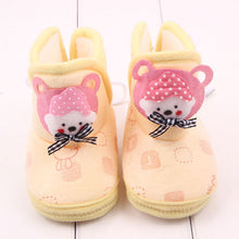 born Boys Girls Cartoon Prewalker Fleece Boots Baby Toddler Indoor Crib Shoes PY5 SM6
