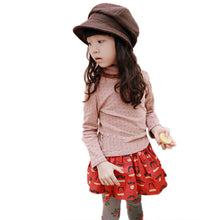 Newborn Kid Child Girl Flower Rim Turtleneck Tops Shirt T-Shirt Baby OutfitsSM6