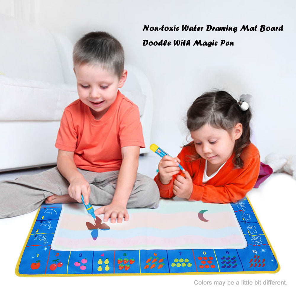 Non-toxic Drawing Board Water Drawing Mat With Magic Pen Board Painting and Writing Doodle for Baby Kids Drawing Toys 80 * 60 CM SM6
