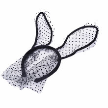 Novelty Mask Bunny Ears Veil Rabbit Ear Headb s Adult Sexy Black Eye Hair Accessories Women Lace Sexy Hair B  Halloween Acc SM6