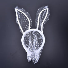 Novelty Mask Bunny Ears Veil Rabbit Ear Headb s Adult Sexy Black Eye Hair Accessories Women Lace Sexy Hair B  Halloween Acc SM6