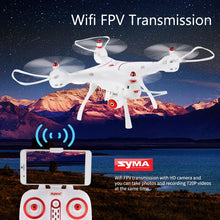 Original Syma X8SW Wifi FPV 720P HD Camera Drone 24G 4CH 6-Axis RC Quadcopter with Barometer Set Height RTF SM6