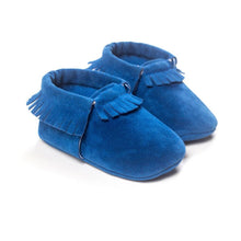PU Suede Leather Newborn Baby Boy Girl Moccasins Soft Moccs Shoes 13 Colors Bebe Fringe Soft Soled Non-slip Footwear Crib Shoe SM6