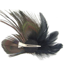 Peacock Feather Rhinestone Hairpin Hair Clips Dance Party Wedding Hair Band Wear SM6