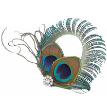 Peacock Feather Rhinestone Hairpin Hair Clips Dance Party Wedding Hair Band Wear SM6