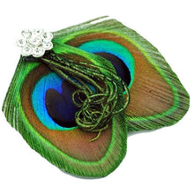 Peacock Feather Rhinestone Hairpin Hair Clips Dance Party Wedding Hair Band Wear SM6