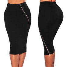 Pencil Skirt High Waist  Good Stretch Lift The Hips One Step  Bandage Black Skirt Casual Long Tight Skirt SM6