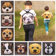 Preschool Kindergarten Kids Schoolbag Cute Dog 3D Animal Cartoon Print Baby Boy Girl Backpack Children Backbag SM6
