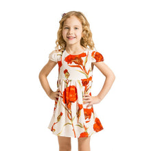 Princess Girl Dress Kids Cute Graffiti Drawing Patterns Dresses Meninas Vestidos PY2 SM6