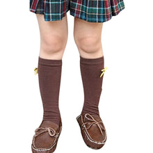 Princess Kids School Leg Warmer High Knee Socks Bow Solid Stockings For Girls New Y2 SM6