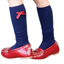 Princess Kids School Leg Warmer High Knee Socks Bow Solid Stockings For Girls New Y2 SM6