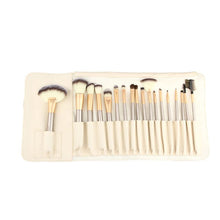 Pro Cosmetics Brushes Set Wood Material Stems Brush Horse Hair Makeup Foundation Powder Blush Eyeliner Brushe 12/18pcs PY2 SM6