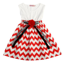 Pro Flower Kids Dress Princess Girl Dress Striped Party Costume For Girls Dresses Children Clothing LE2 SM6