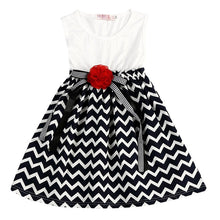 Pro Flower Kids Dress Princess Girl Dress Striped Party Costume For Girls Dresses Children Clothing LE2 SM6