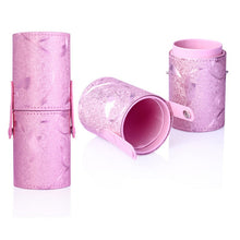 Pro Makeup Brush Holder Container Empty Pu Leather Cosmetic Case Portable Storage Organizer Cup 10 Colors Optional SM6