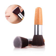 Professional Makeup Brush Flat Top Foundation Powder beauty Blush Make up BrushesTool Wooden Kabuki Cosmetics SM6