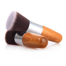 Professional Makeup Brush Flat Top Foundation Powder beauty Blush Make up BrushesTool Wooden Kabuki Cosmetics SM6