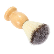Professional Razor Facial Brush Nylon Shaving Brush with Wood Handle for Beard Face Cleaning Tools Shaving Brush SM6