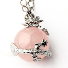 Punk Gems Dragon Wrap Inlaid Ball Charm Pendant Bead For Necklace Fashion Jewelry SM6