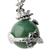 Punk Gems Dragon Wrap Inlaid Ball Charm Pendant Bead For Necklace Fashion Jewelry SM6