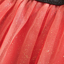 Red/Beige/Gray Girls Clothes Infant Sleeveless Kids Prom Dresses Tulle Sequins Princess Dress Costumes SM6